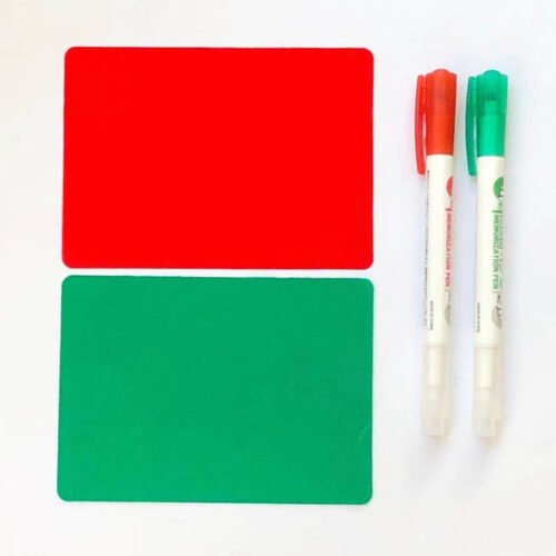 Set de Marcadores y Hojas para Memorización