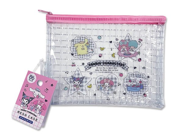 178c642ad9c9ea315c0cddf4aba27bc2_700x.jpg Estuche de Malla PVC B6 Sanrio Characters Gingham