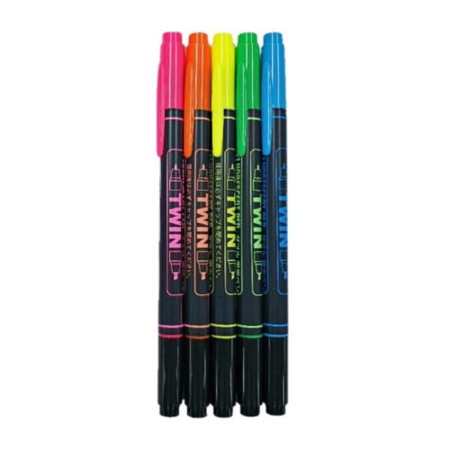 Double Highlighter Pen (5 unidades)