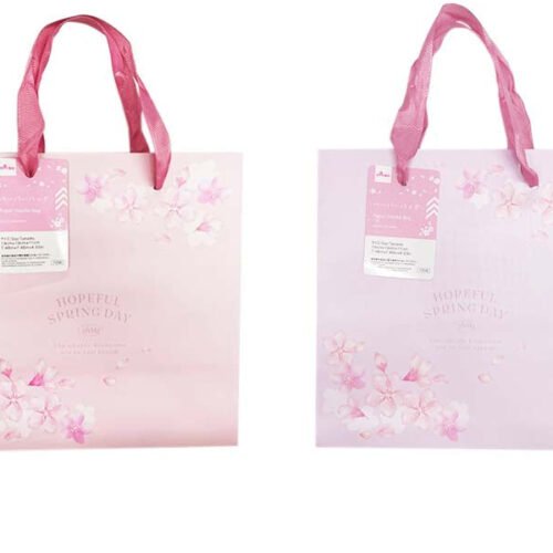 Bolsa de papel (Sakura, 19 cm × 19 cm × 11 cm)