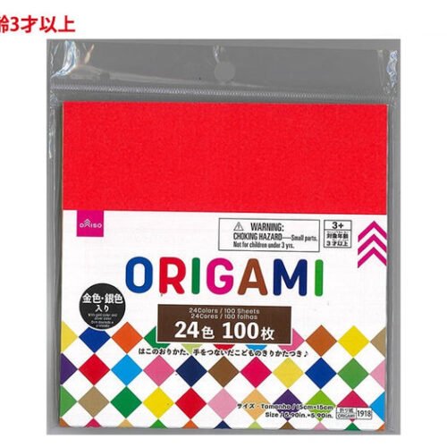 Papel de origami (100 hojas, 15 cm × 15 cm)