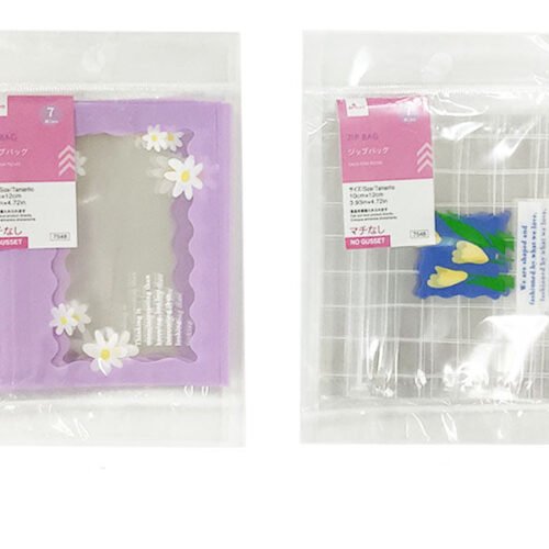 Bolsa con cierre hermético (Flor, 7 unidades, 10 cm × 12 cm)