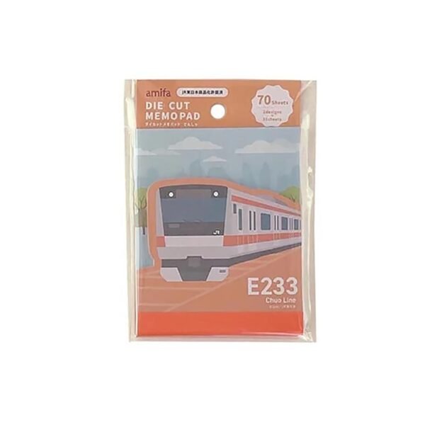 WK0124-2 Memo Pad Troquelado 70P - Tren