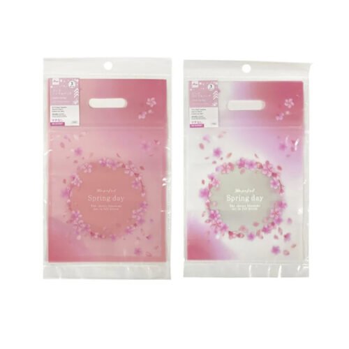 Bolsa con cierre tipo zip (Sakura, 3 unidades, 25 cm × 16 cm)