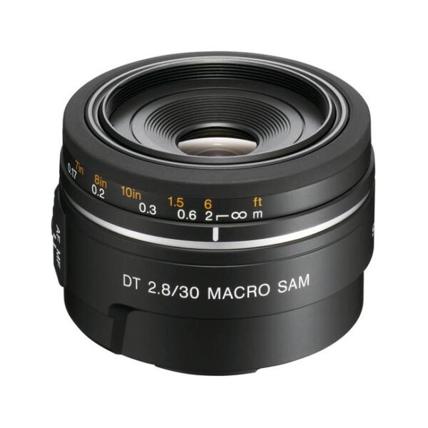 WKSF0081 Objetivo SONY DT 30mm F2.8 Macro SAM SAL30M28 para Montura αA (compatible con APS-C)
