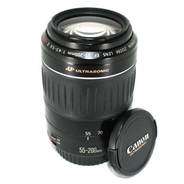 Objetivo Zoom Super Teleobjetivo Canon EF 55-200mm II USM