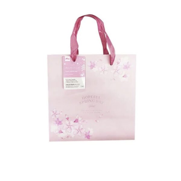 WK0186-1 Bolsa de papel (Sakura, 19 cm × 19 cm × 11 cm)