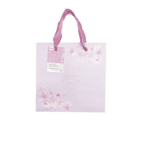 WK0186-2 Bolsa de papel (Sakura, 19 cm × 19 cm × 11 cm)