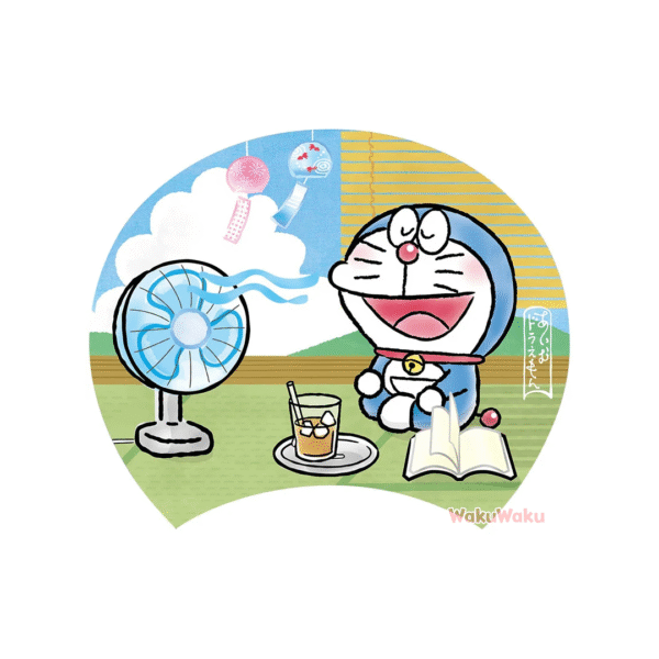 WKSF0422-3 Verano – Abanico Diseño Doraemon