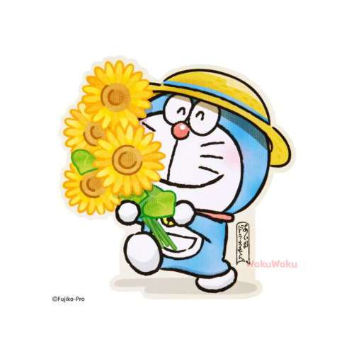 Verano – Doraemon con Girasoles