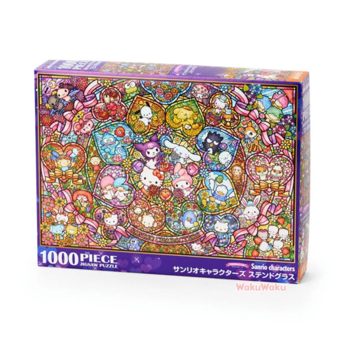 Rompecabezas de 1000 piezas (Vitrales) - Personajes de Sanrio