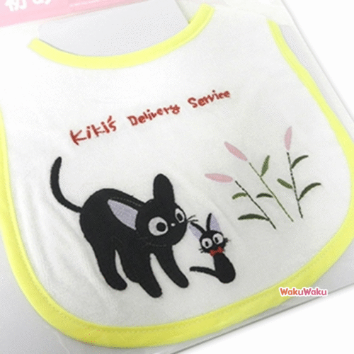 Kiki: Entregas a domicilio - Babero con peluche de Jiji