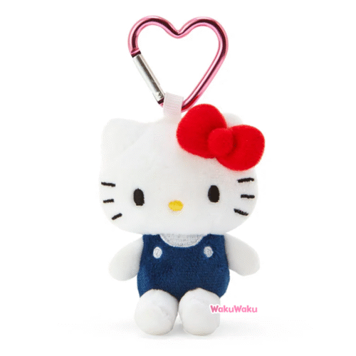 Mini llavero tipo mascota - Hello Kitty (Lazo rojo)