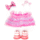 Hello Kitty - Sanrio Puroland - Ropita de Cambio (Vestido Rosa con Encajes)
