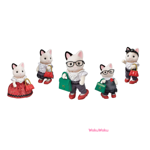 WKSF0511-4 Sylvanian Families - Set de coordinación de moda urbana – Hermana gato persa