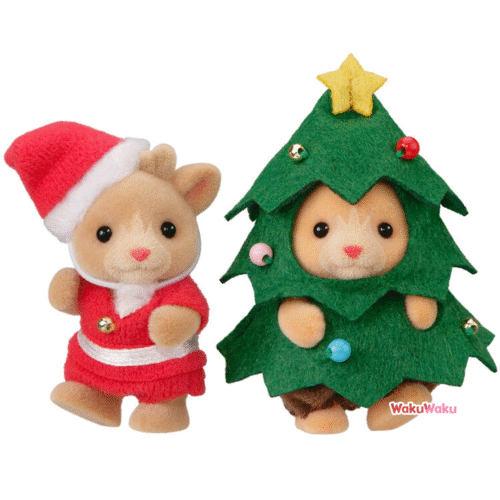 Sylvanian Families -Set de bebés – Navidad entre amigos